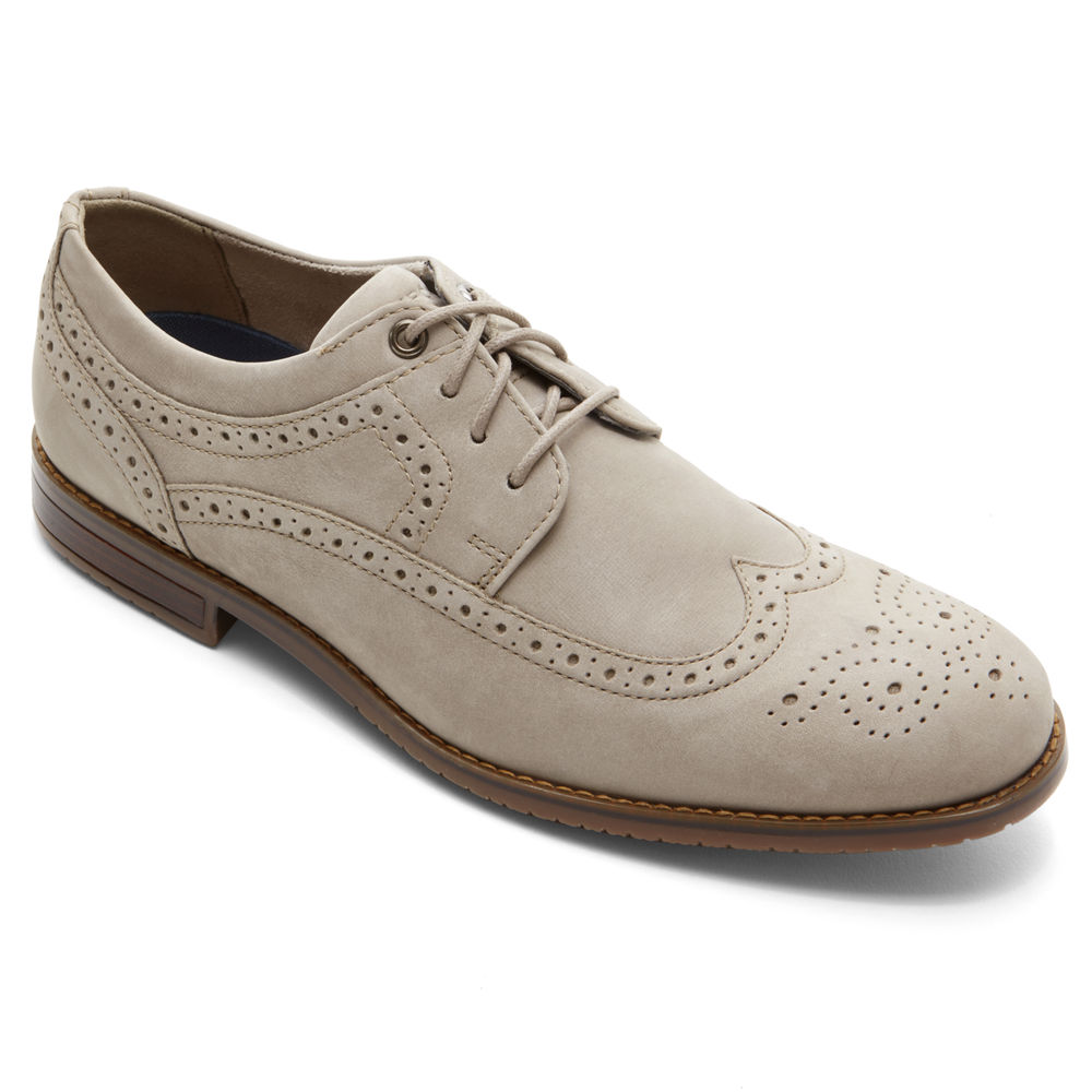 Oxfords Rockport Hombre Mexico - Style Purpose 3 Wingtip Grises - OTNKY0451